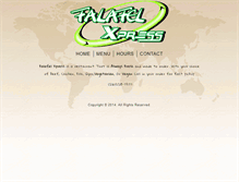 Tablet Screenshot of falafel-xpress.com